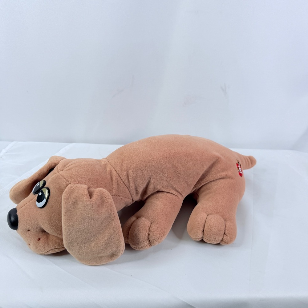 Vintage 1985 Tonka Pound Puppies Tan Brown Plush Dog Stuffed Animal Toy 18 Inch
